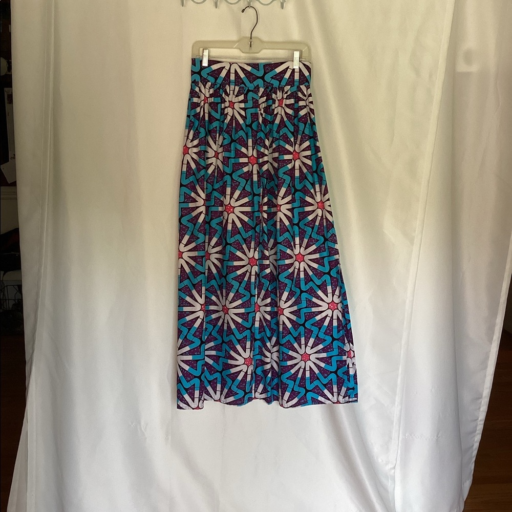 Vintage floral maxi skirt